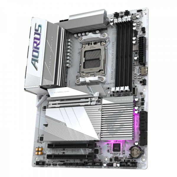 GIGABYTE B650E A ELITE X ICE, DDR5, SATA3, USB3.2Gen2x2, DP, 2.5GbE, WiFi 6E, AM5 ATX