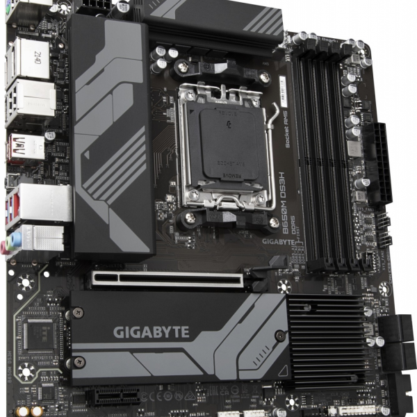 GIGABYTE B650M DS3H, DDR5, SATA3, USB3.2Gen2, DP, 2.5GbE, AM5 mATX