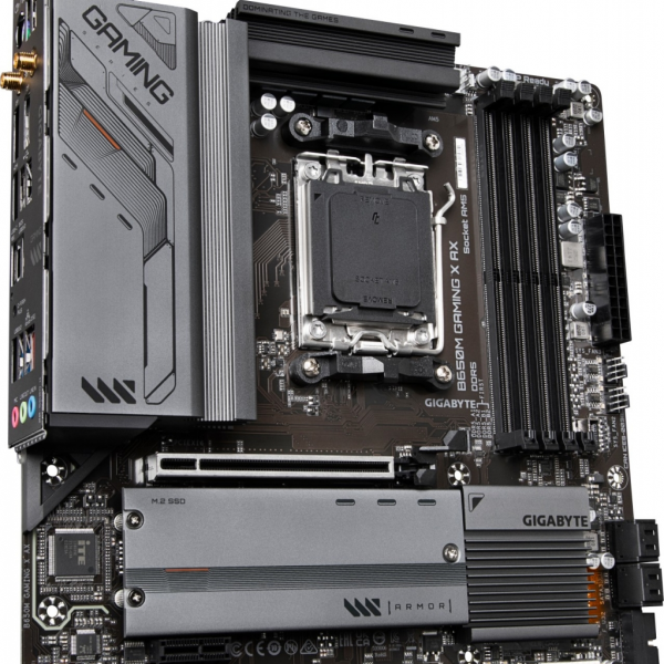 GIGABYTE B650M GAMING X AX, DDR5, SATA3, USB3.2Gen2, DP, 2.5GbE, WiFi 6E, AM5 mATX