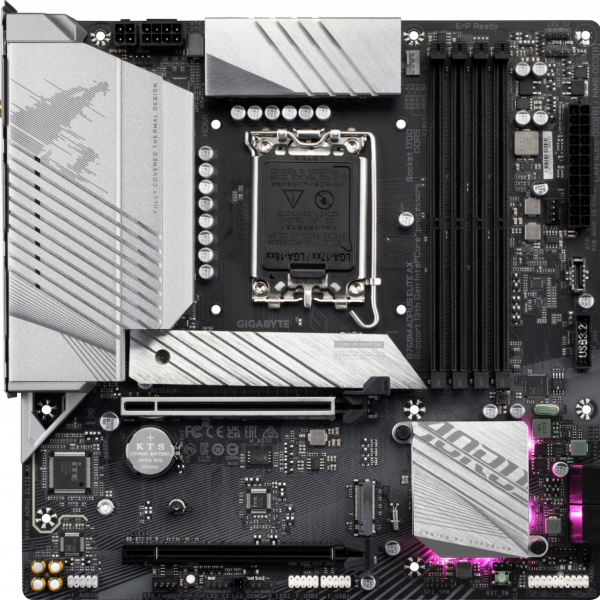 GIGABYTE B760M AORUS Elite AX, DDR5, SATA3, USB3.2Gen2x2, DP, WiFi 6E, LGA1700 mATX