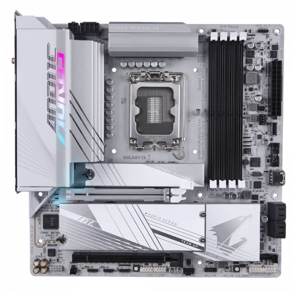 GIGABYTE B760M AORUS ELITE X AX, DDR5, SATA3, USB3.2Gen2x2, DP, WiFi 6E, LGA1700 mATX