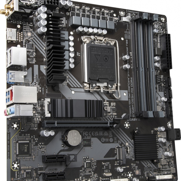 GIGABYTE B760M DS3H AX DDR4, DDR4, SATA3, USB3.2Gen2, DP, WiFi, LGA1700 mATX