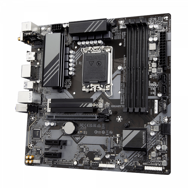 GIGABYTE B760M DS3H AX, DDR5, SATA3, USB3.2Gen2, DP, WiFi 6E, LGA1700 mATX