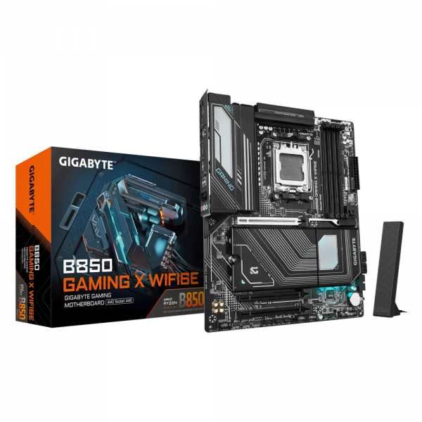 GIGABYTE B850 GAMING X WIFI6E, DDR5, SATA3, USB3.2Gen2, DP, 2.5GbE, WiFi 6E, AM5 ATX