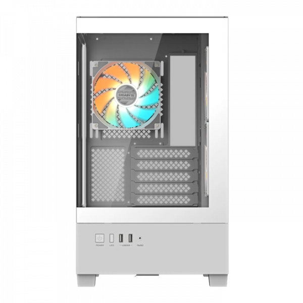 Gigabyte C201 PANORAMIC ICE ATX RGB osvetljeno ohišje, belo