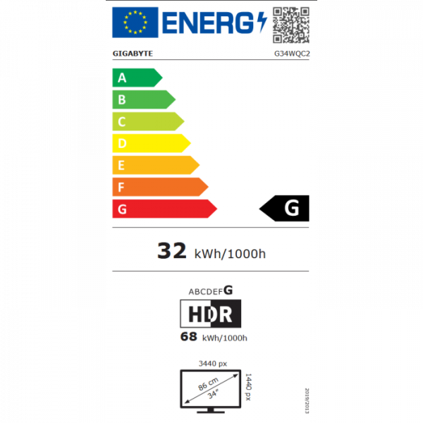 GIGABYTE G34WQC2 34