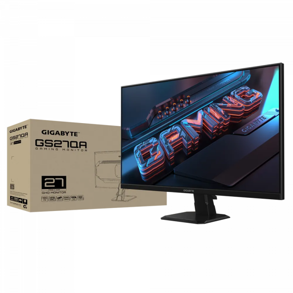 GIGABYTE GS27QA 27'' Gaming QHD IPS monitor, 2560 x 1440, 1ms, 180Hz