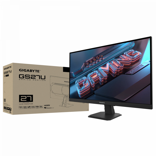 GIGABYTE GS27U 27'' Gaming UHD IPS monitor, 3840 x 2160, 1ms, 160Hz