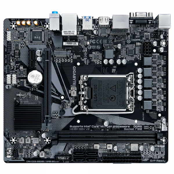 GIGABYTE H610M S2H V2, DDR5, SATA3, DP, USB3.2Gen1, LGA1700 mATX