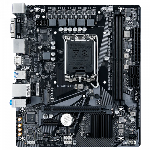 GIGABYTE H610M S2H V2, DDR5, SATA3, DP, USB3.2Gen1, LGA1700 mATX