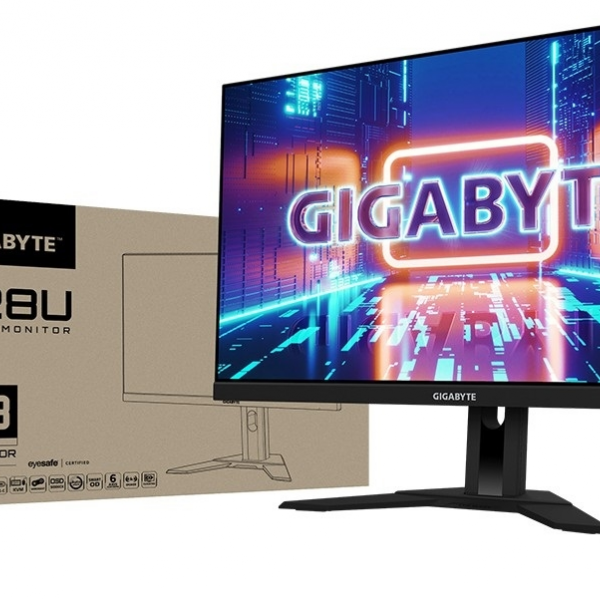 GIGABYTE M28U 28'' SS IPS UHD monitor, 3840 x 2160, 1ms, 144Hz, zvočniki