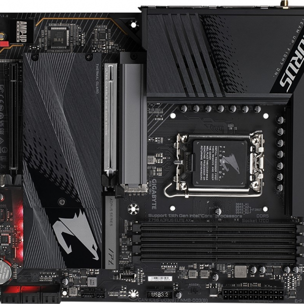 GIGABYTE Z790 AORUS ELITE AX, DDR5, SATA3, USB3.2Gen2x2, DP, 2.5GbE, WIFI 6E, LGA1700 ATX