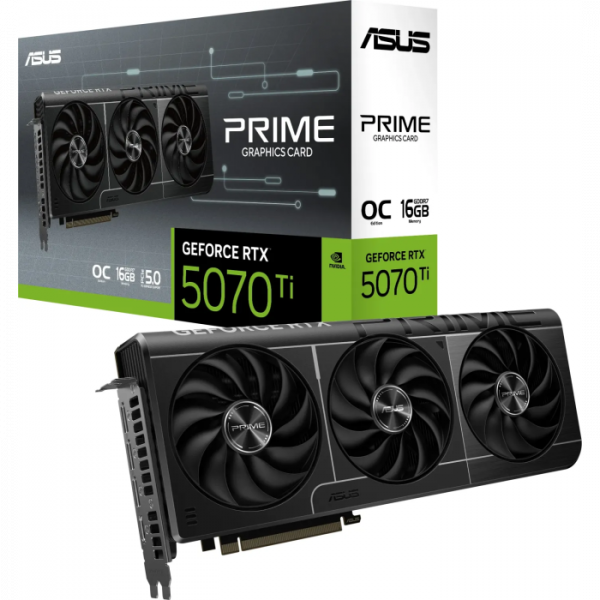 Grafična kartica ASUS Prime GeForce RTX 5070 Ti, 16GB GDDR7, PCI-E 5.0 PRIME-RTX5070TI-O16G