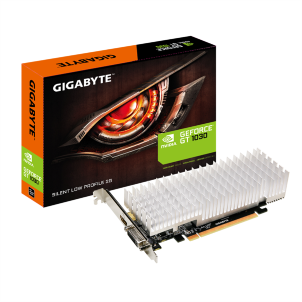 Grafična kartica GIGABYTE GeForce GT 1030 Silent Low Profile, 2GB GDDR5, PCI-E 2.0