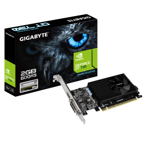 Grafična kartica GIGABYTE GeForce 730, 2GB GDDR5, PCI-E 2.0