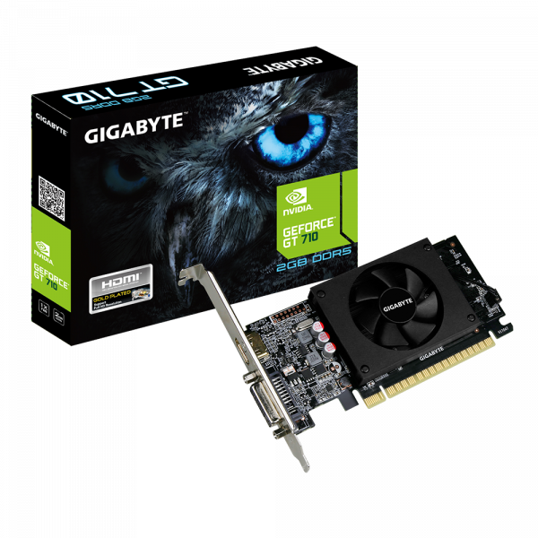 Grafična kartica GIGABYTE GeForce GT 710, 2GB GDDR5, PCI-E 2.0
