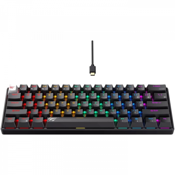 HAVIT Gamenote USB mehanska tipkovnica HV-KB903L  - ANG znaki