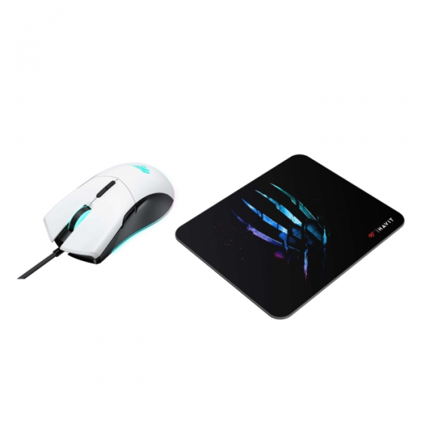 HAVIT komplet gaming miška MS1037CM + podloga