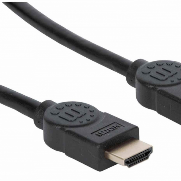 HDMI kabel z Ethernetom 1 m črn MANHATTAN