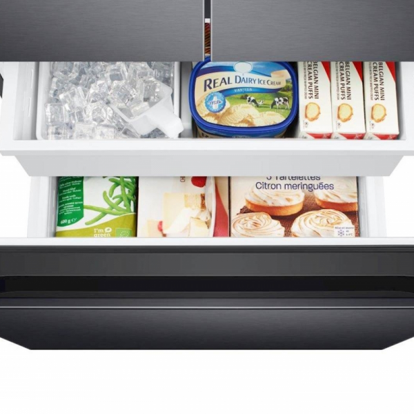 Hladilnik Samsung RF50A5202B1/EO, črn, French door, ne potrebuje priklop na vodo