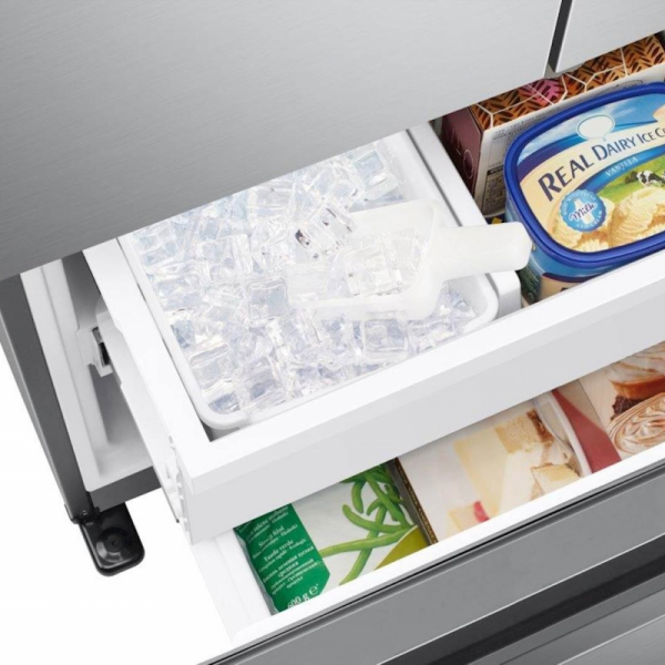 Hladilnik Samsung RF50A5202S9/EO French door, srebrn,  ledomat, ne potrebuje priklopa na vodo