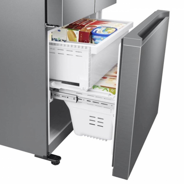 Hladilnik Samsung RF50A5202S9/EO French door, srebrn,  ledomat, ne potrebuje priklopa na vodo