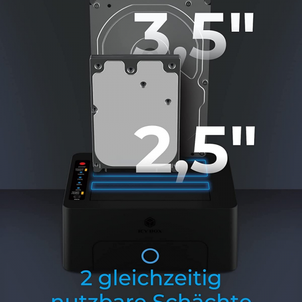 Icybox IB-1232CL-U3 docking & clone postaja za 2,5