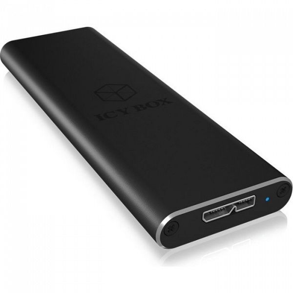 IcyBox IB-183M2 ohišje za 1x M.2 SATA SSD z vmesnikom USB 3.0