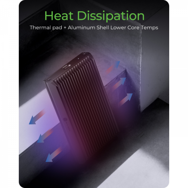 IcyBox IB-1920M-C42 ohišje za M.2 NVMEe z USB 4 tehnologijo