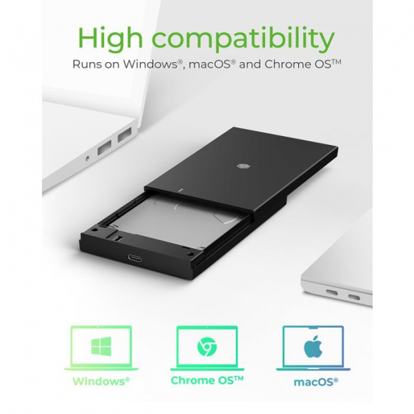 IcyBox IB-200T-C3  USB-C 3.2 ohišje za 2,5