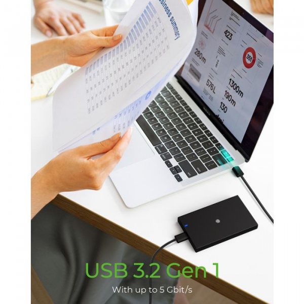 IcyBox IB-200T-C3  USB-C 3.2 ohišje za 2,5