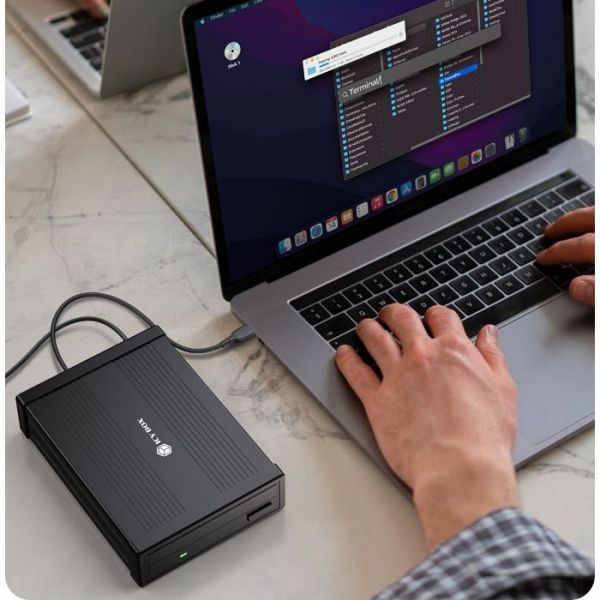 IcyBox IB-525-U3 zunanje ohišje za 5,25