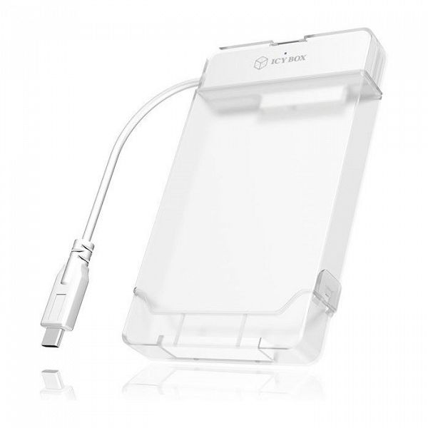 IcyBox IB-AC703-C USB-C 3.2 transparentno ohišje za 2,5