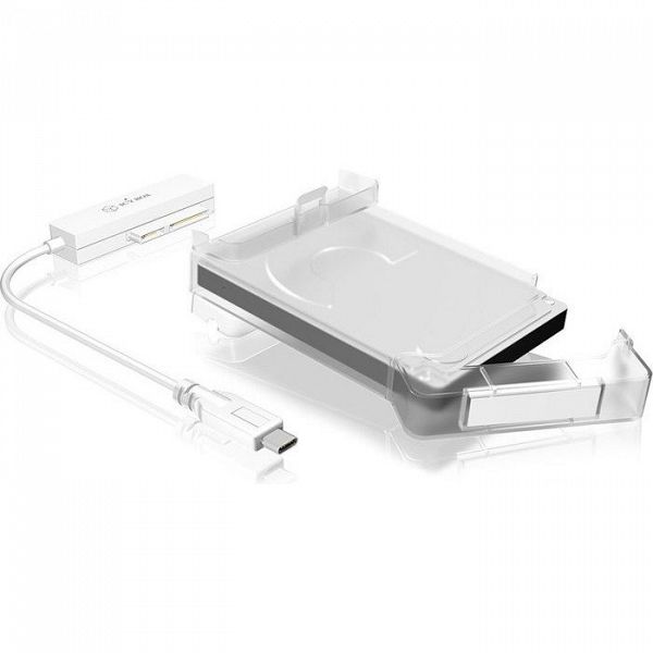 IcyBox IB-AC703-C USB-C 3.2 transparentno ohišje za 2,5