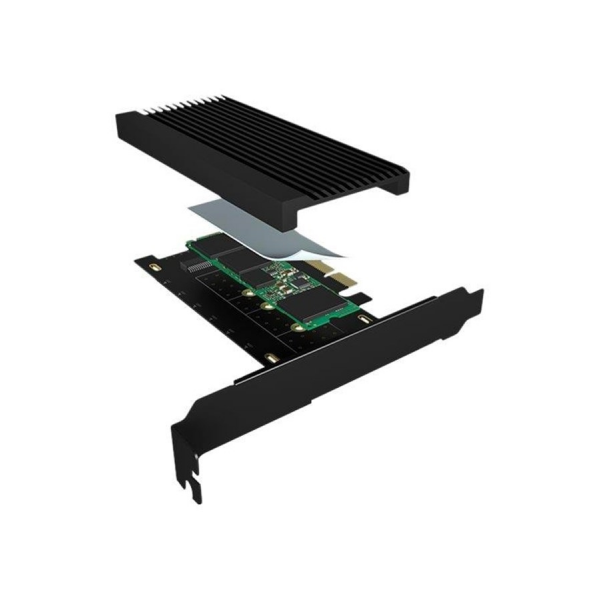 Icybox konverter za M.2 NVMe SSD na PCIe x4 slot