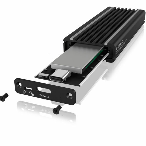 Icybox IB-1824ML-C31 USB-C & USB-A 3.1 ohišje za M.2 NVMe SSD