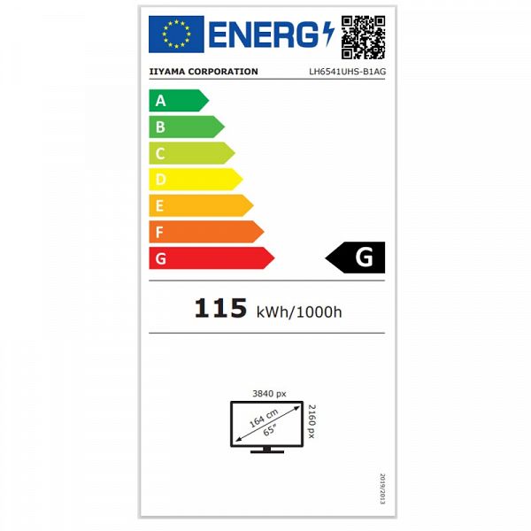 IIYAMA ProLite LH6541UHS-B1AG 64,5