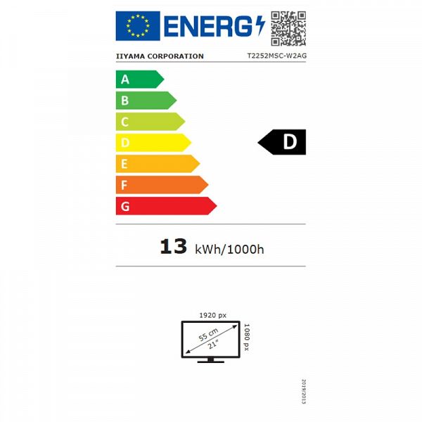 IIYAMA ProLite T2252MSC-W2AG 54,5cm (21,5