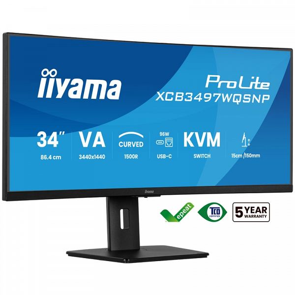 IIYAMA ProLite XCB3497WQSNP-B1 86,7cm (34