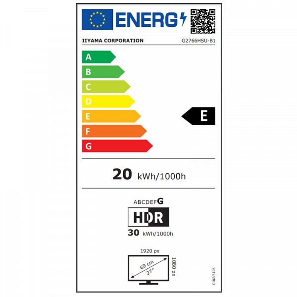 IIYAMA Red Eagle G-master G2766HSU-B1 68,5cm (27