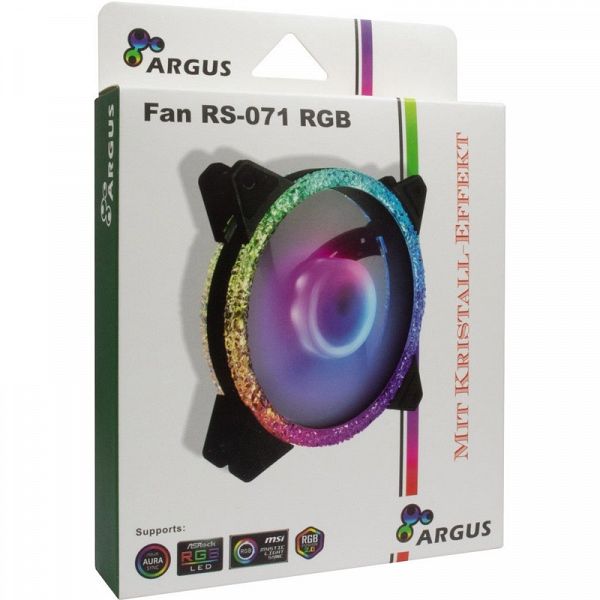 INTER-TECH ARGUS RS-071 RGB 120mm ventilator