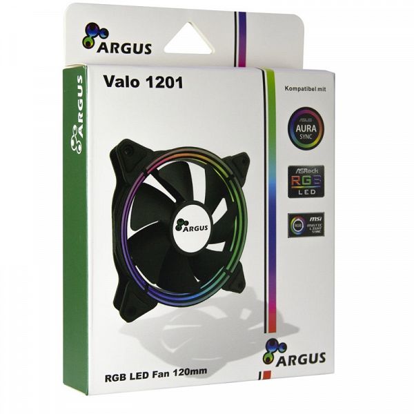 INTER-TECH ARGUS VALO 1201 RGB 120mm ventilator