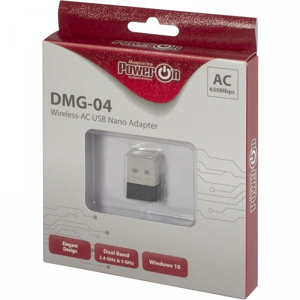 INTER-TECH DMG-04 WiFi 5 nano USB brezžični mrežni adapter