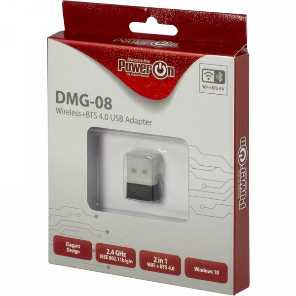 INTER-TECH DMG-08 WiFi 150Mbps Bluetooth USB brezžični mrežni adapter