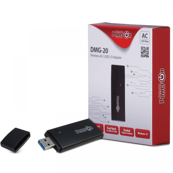 INTER-TECH DMG-20 AC-1200 USB brezžični mrežni adapter
