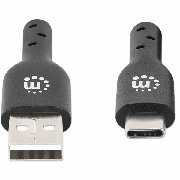 Kabel USB 2.0 A Male to USB-Cmale  2m MANHATTAN