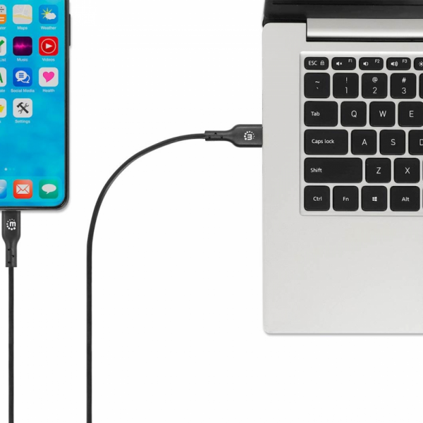 Kabel USB 2.0 A Male to USB-Cmale  2m MANHATTAN