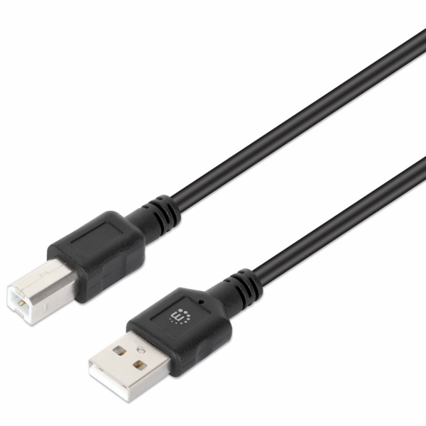Kabel USB 2.0 Type A to Type-B 3m MANHATTAN
