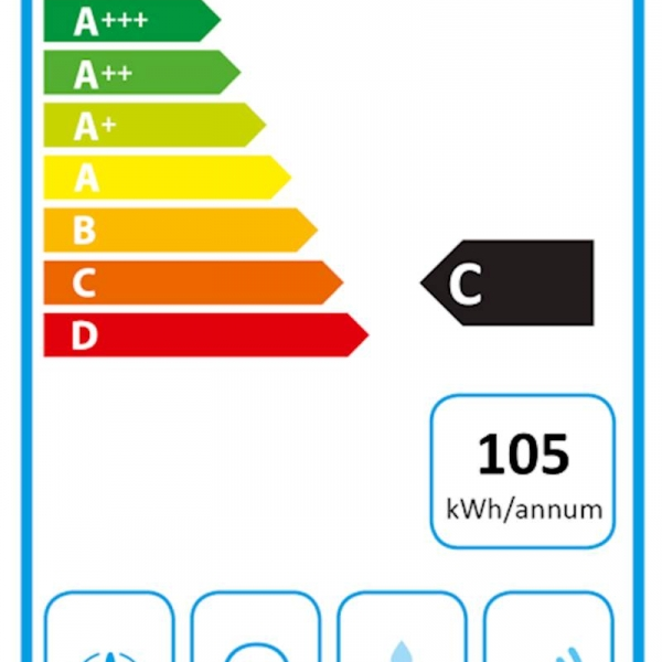 Kaminska kuhinjska napa Electrolux LFV436K, črna, 60 cm