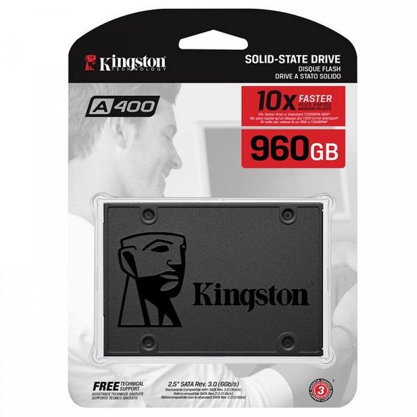 KINGSTON A400 960 GB 2,5'' SATA3 (SA400S37/960G) SSD